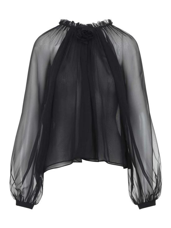 25FW 알베르타 페레티 블라우스 021351150555 Black