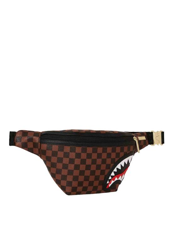  스프레이그라운드 벨트백 B7844SAWTOOTHSHARKSINPARIS Brown - SPRAYGROUND