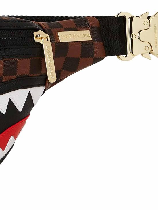  스프레이그라운드 벨트백 B7844SAWTOOTHSHARKSINPARIS Brown - SPRAYGROUND