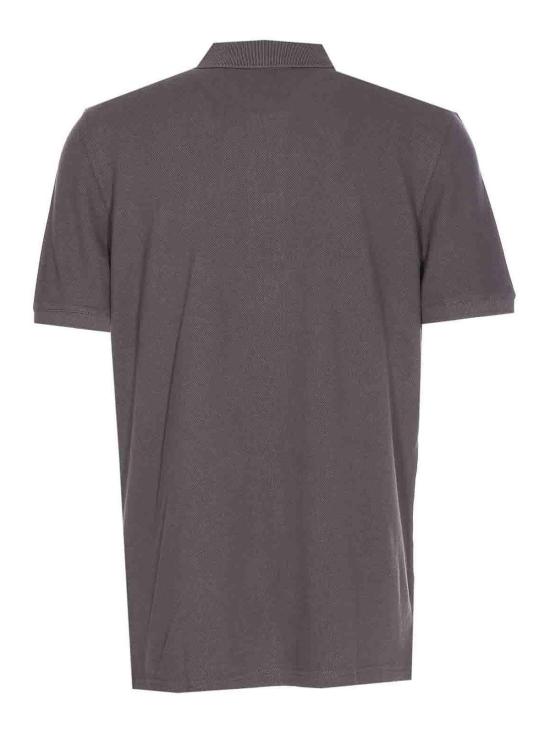 25FW 메종키츠네 폭스 헤드 레귤러 폴로 티셔츠 PM00209KP0002P180 Grey - MAISON KITSUNE