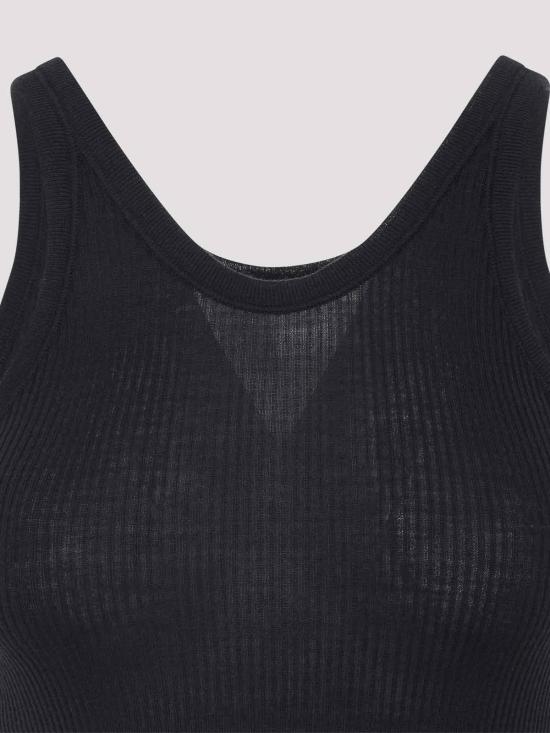  르메르 민소매 티셔츠 TO1282LK1032MU163 Black - LEMAIRE