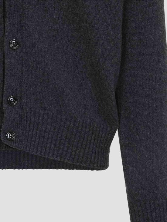  아미 가디건 HKC363005020 Dark Grey - AMI
