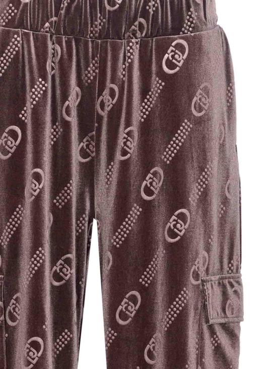  리우조 트레이닝/조거 팬츠 TF5111J4955M9768 Brown - LIU JO