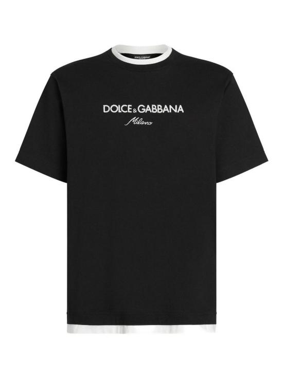 25FW 돌체앤가바나 반팔 티셔츠 G8ST6ZG7PCGN0000 Black
