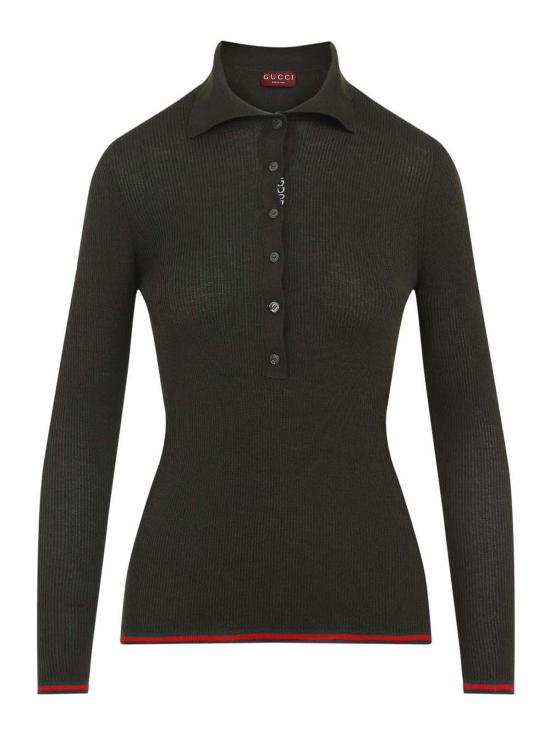 26SS 구찌 자수 캐시미어 실크 탑 810315XKD8J3450 Multicolour