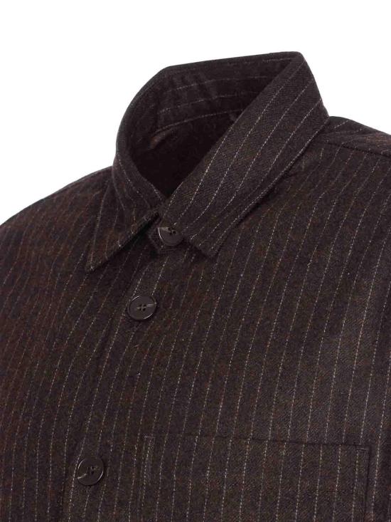  엔엔07 셔츠 2560000186BROWNSTRIPE Brown - NN07