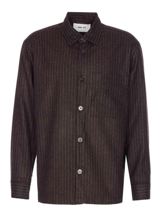  엔엔07 셔츠 2560000186BROWNSTRIPE Brown