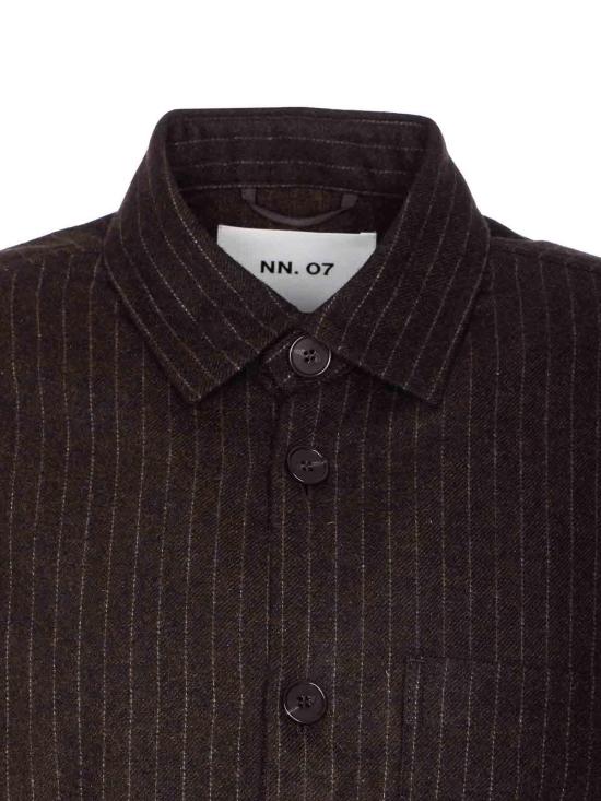  엔엔07 셔츠 2560000186BROWNSTRIPE Brown - NN07