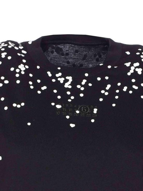 26FW MM6 메종마르지엘라 반팔 티셔츠 S62GD0209M20048900 Black - MM6 MAISON MARGIELA