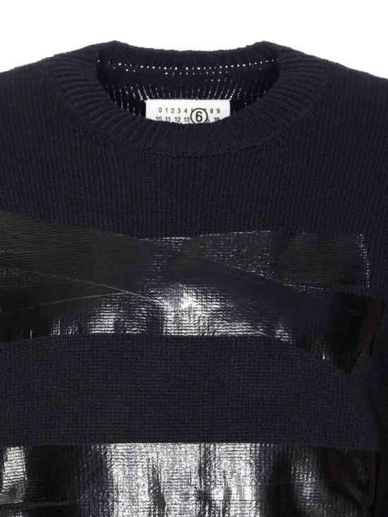 26FW MM6 메종마르지엘라 스웨터 SH2HL0026M13167900S Black - MM6 MAISON MARGIELA