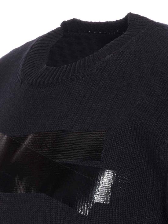 26FW MM6 메종마르지엘라 스웨터 SH2HL0026M13167900S Black - MM6 MAISON MARGIELA