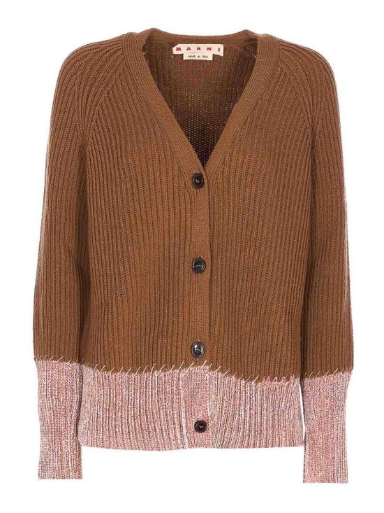 25FW 마르니 가디건 CDMD0429Q0UFH553B2M29 Brown