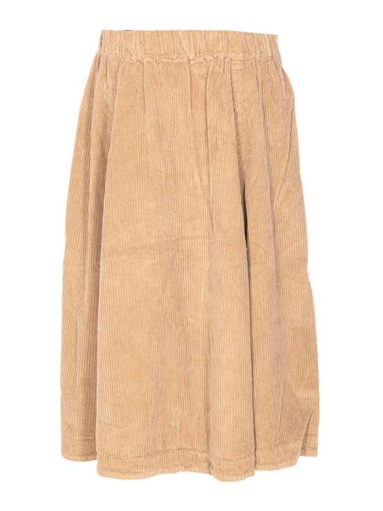  트루 에비뉴 미디 스커트 GARDENTOFFEE Beige - TRUE AVENUE