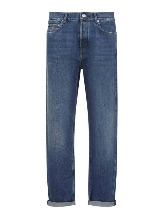 25FW 브루넬로 쿠치넬리 스트레이트 팬츠 M241PO1090C9013 Medium Wash
