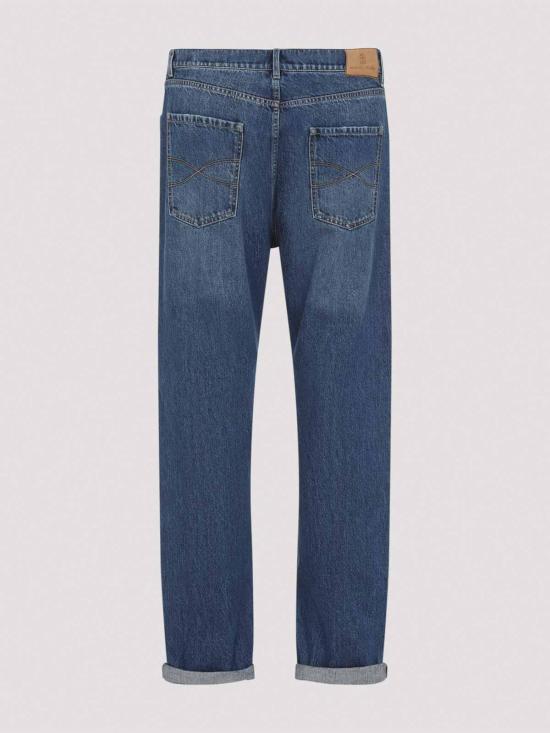 25FW 브루넬로 쿠치넬리 스트레이트 팬츠 M241PO1090C9013 Medium Wash - BRUNELLO CUCINELLI