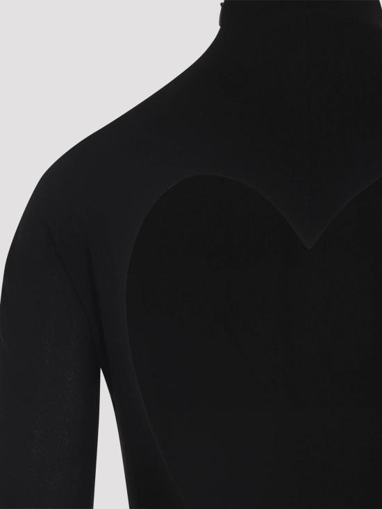 25FW 알라이아 민소매 티셔츠 AA9B0400J070B995 Black - ALAIA