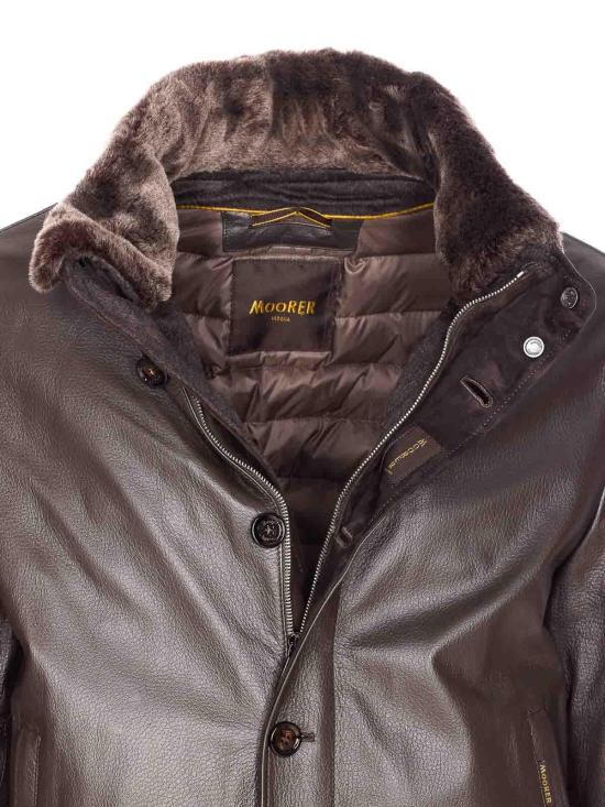 26FW 무레르 클레로스 P1 패디드 봄버 자켓 CLEROSP1U0202 BROWN - MOORER
