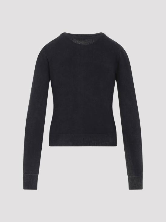  디젤 버튼 클로저 로고 자수 가디건 A218590QKBT900 Black - DIESEL