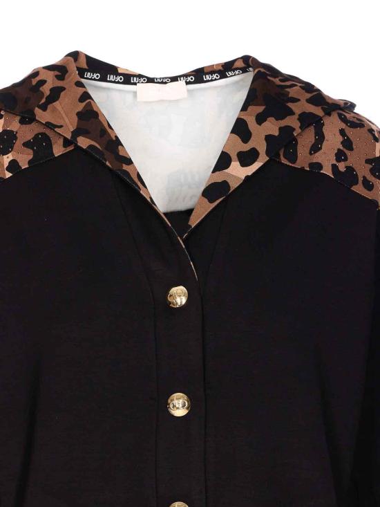 25FW 리우조 가디건 TF5125JS182M9705 Black - LIU JO