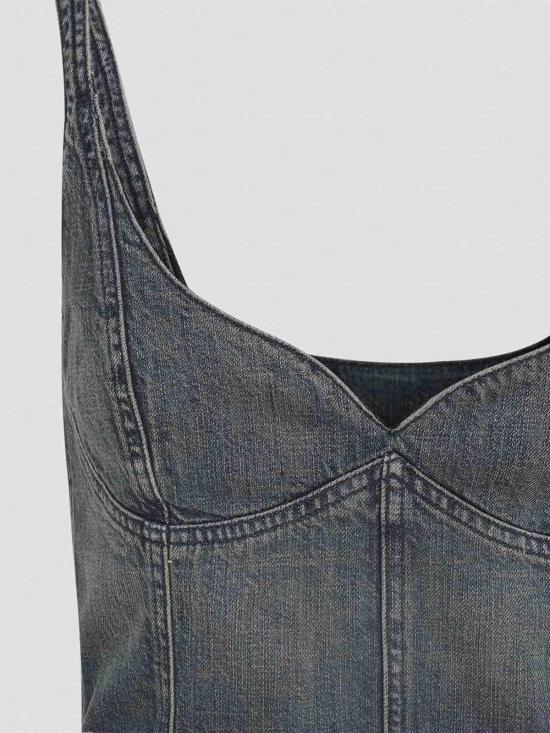  발렌시아가 민소매 티셔츠 849811TTW763394 Green - BALENCIAGA