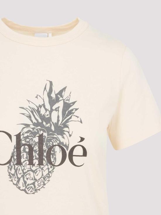  끌로에 반팔 티셔츠 CH25AJH111706H1 Pink - CHLOE