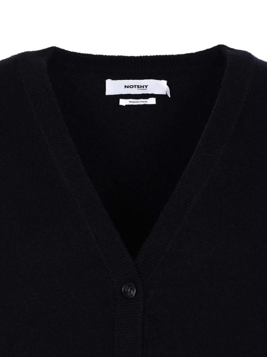 25FW 낫샤이 가디건 4702501CNOIR Black - NOT SHY