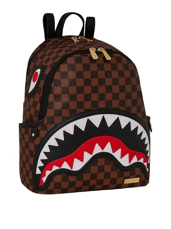 26FW 스프레이그라운드 백팩 B7833SAWTOOTHSHARKSINPARIS Brown - SPRAYGROUND
