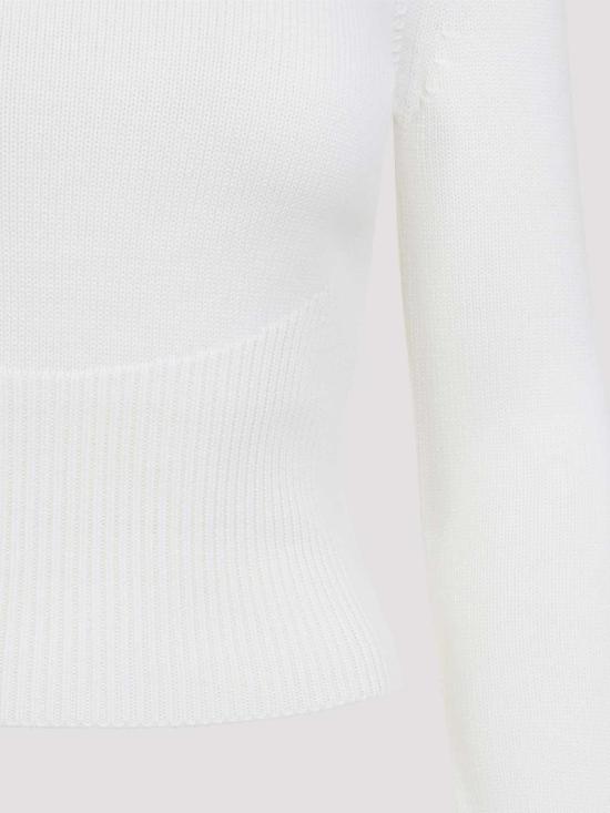 25FW 알라이아 터틀넥 AA9G0071K133B000 White - ALAIA