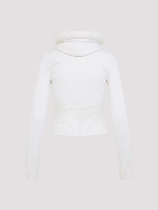 25FW 알라이아 터틀넥 AA9G0071K133B000 White - ALAIA