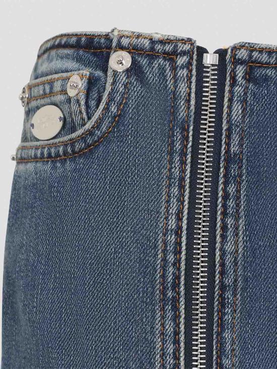 25FW 장 폴 고티에 스트레이트 팬츠 2504WTR031D02557 Blue - JEAN PAUL GAULTIER