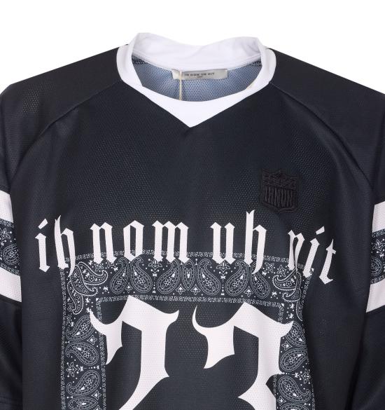 25FW 이놈어닛 반팔 티셔츠 NUW25222 519 Black - IH NOM UH NIT