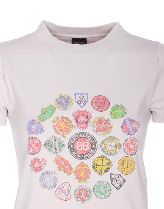 25FW 발렌시아가 반팔 티셔츠 850263 TTVH69012 White - BALENCIAGA