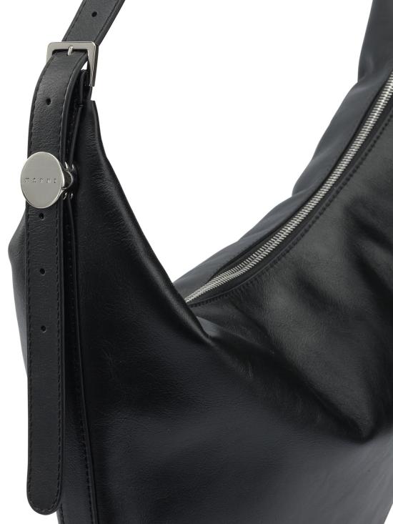 25FW 마르니 숄더백 도트 무늬  블랙 - MARNI
