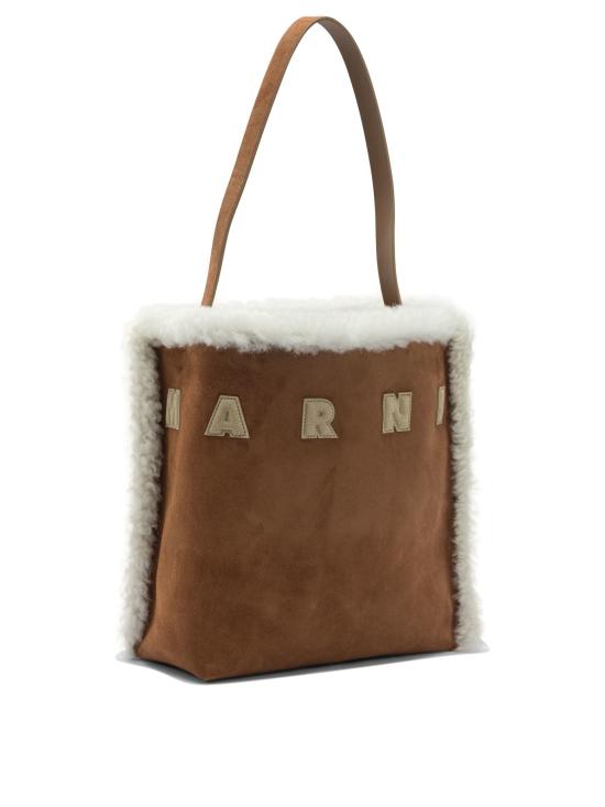 25FW 마르니 숄더백 박물관  브라운 - MARNI