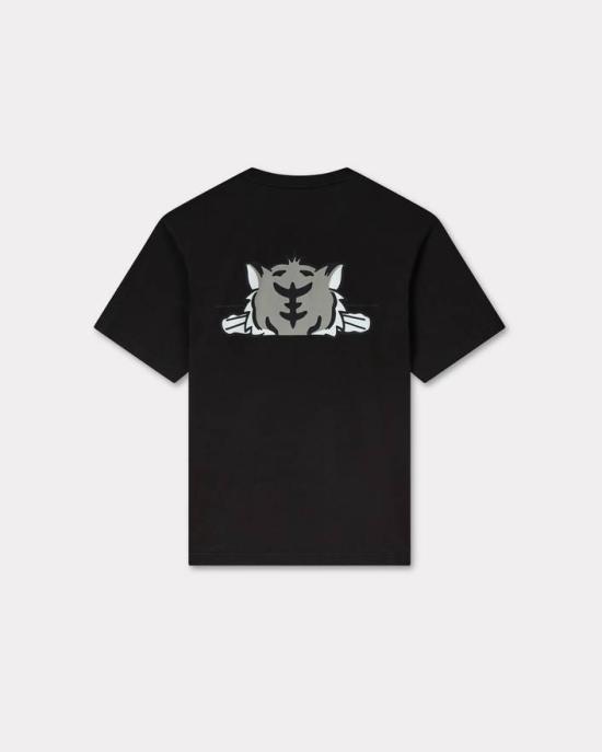 25FW 겐조 반팔 티셔츠 FF65TS4514SG 99J Black - KENZO