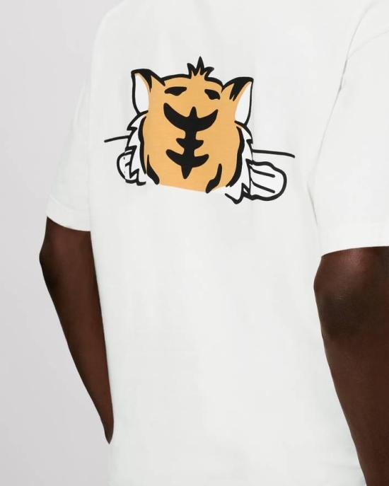 25FW 겐조 반팔 티셔츠 FF65TS4514SG 02 Beige - KENZO