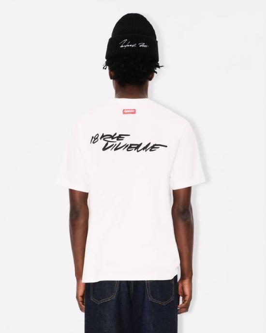 25FW 겐조 반팔 티셔츠 FF65TS2654SG 02 Beige - KENZO