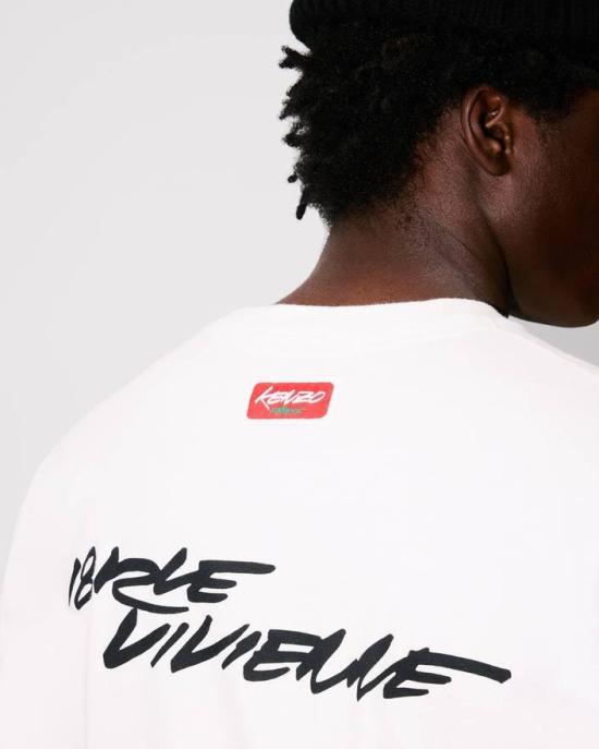 25FW 겐조 반팔 티셔츠 FF65TS2654SG 02 Beige - KENZO