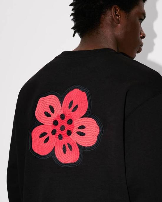 25FW 겐조 긴팔 티셔츠 FF65SW2604MC 99J Black - KENZO