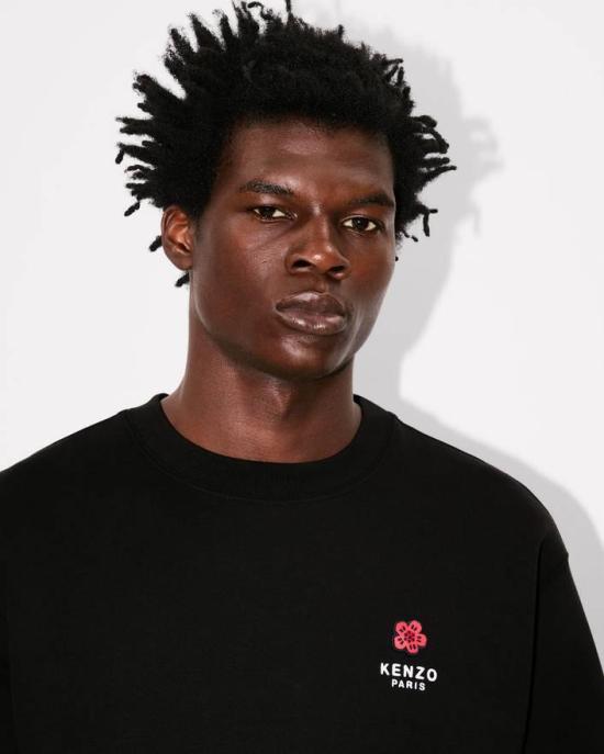 25FW 겐조 긴팔 티셔츠 FF65SW2604MC 99J Black - KENZO