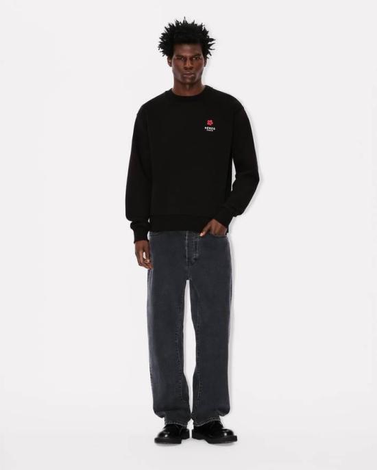 25FW 겐조 긴팔 티셔츠 FF65SW2604MC 99J Black - KENZO