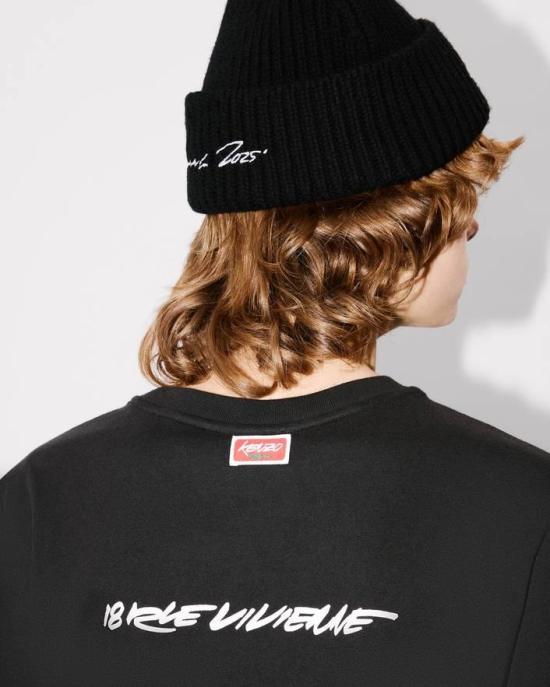 25FW 겐조 반팔 티셔츠 FF62TS5544SG 99J Black - KENZO