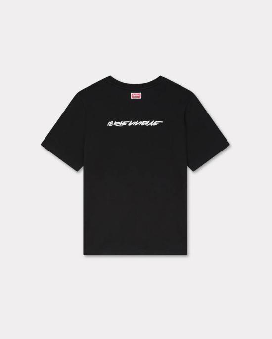 25FW 겐조 반팔 티셔츠 FF62TS5544SG 99J Black - KENZO