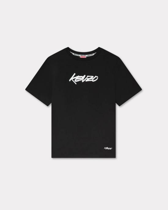 25FW 겐조 반팔 티셔츠 FF62TS5544SG 99J Black