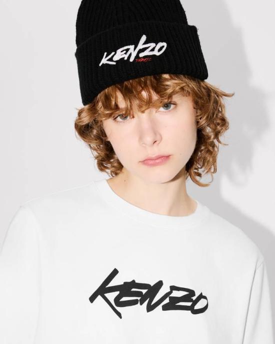 25FW 겐조 반팔 티셔츠 FF62TS5544SG 02 Offwhite - KENZO