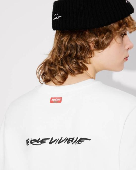 25FW 겐조 반팔 티셔츠 FF62TS5544SG 02 Offwhite - KENZO