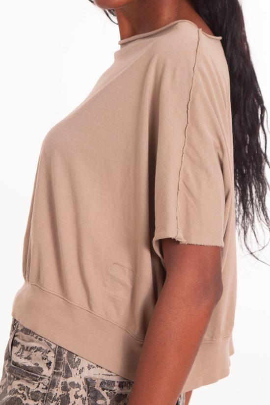 25FW 다크쉐도우 긴팔 티셔츠 DS02E7243 RN 88 Beige - DRKSHDW