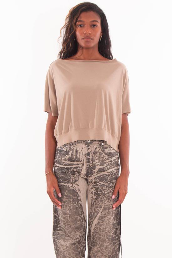 25FW 다크쉐도우 긴팔 티셔츠 DS02E7243 RN 88 Beige