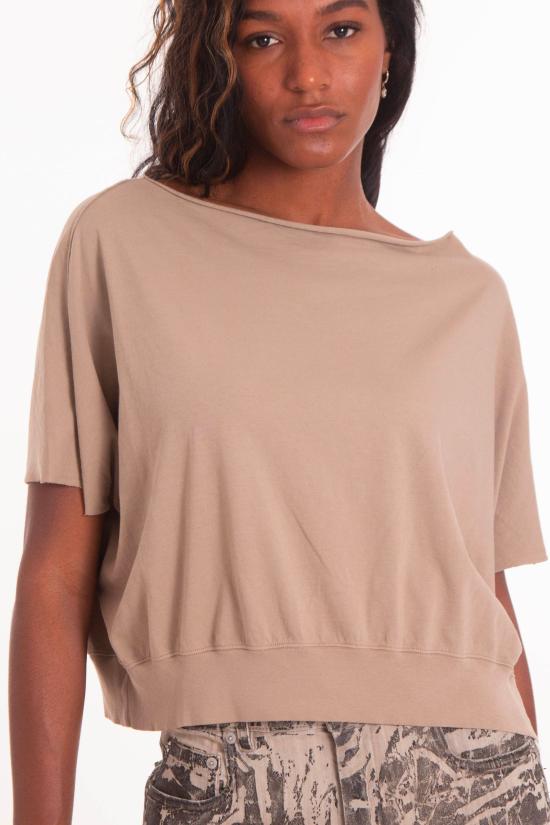 25FW 다크쉐도우 긴팔 티셔츠 DS02E7243 RN 88 Beige - DRKSHDW