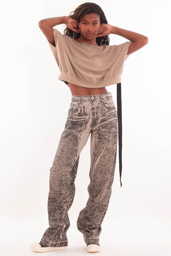 25FW 다크쉐도우 긴팔 티셔츠 DS02E7243 RN 88 Beige - DRKSHDW